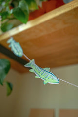 Hand-Sewn Tasty Anchovies Paper Garland | East End Press