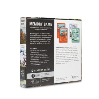Protect Our National Parks Memory Matching Game