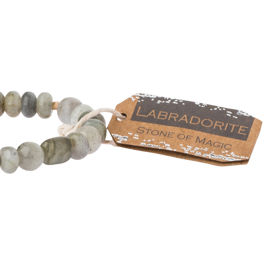 Stone Stack Bracelet Labradorite | Stone of Magic