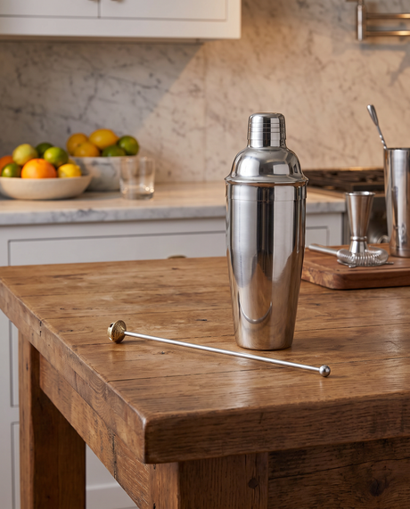 Stainless Steel Cocktail Stirrer with Brass Bell