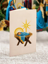 Starlit Nativity Pop-Up Christmas Card | FreshCut Paper
