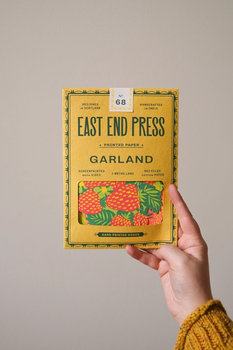 Hand-Sewn Fruit Paper Garland | East End Press