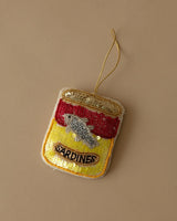 Handmade Beaded Caviar, Sardines, Pickle Ornaments | 3 Styles