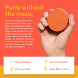 Coral Orange Crags Magnetic Fidget Putty | Speks