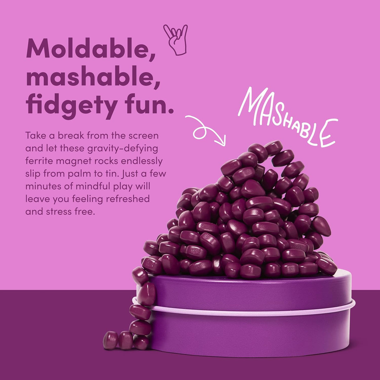 Iris Purple Crags Magnetic Fidget Putty | Speks