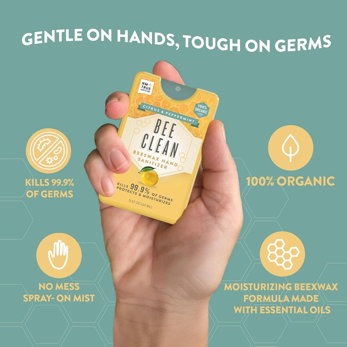 Bee Clean Beeswax Hand Sanitizer | 2 Scents