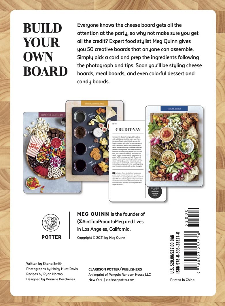 The Cheese Board Deck: 50 Cards for Styling Spreads, Savory and Sweet