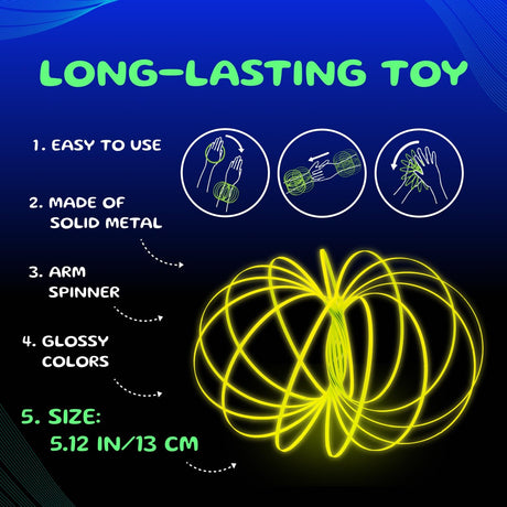 Glozi Glow Flow Ring Sensory Toy