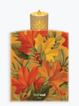 Light-Up Fall Candle Pop-Up Card | FreshCut Paper