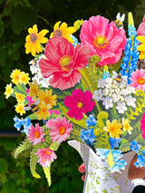 Wildflower Meadow Bouquet Pop-Up Card | FreshCut Paper