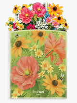 Wildflower Meadow Bouquet Pop-Up Card | FreshCut Paper