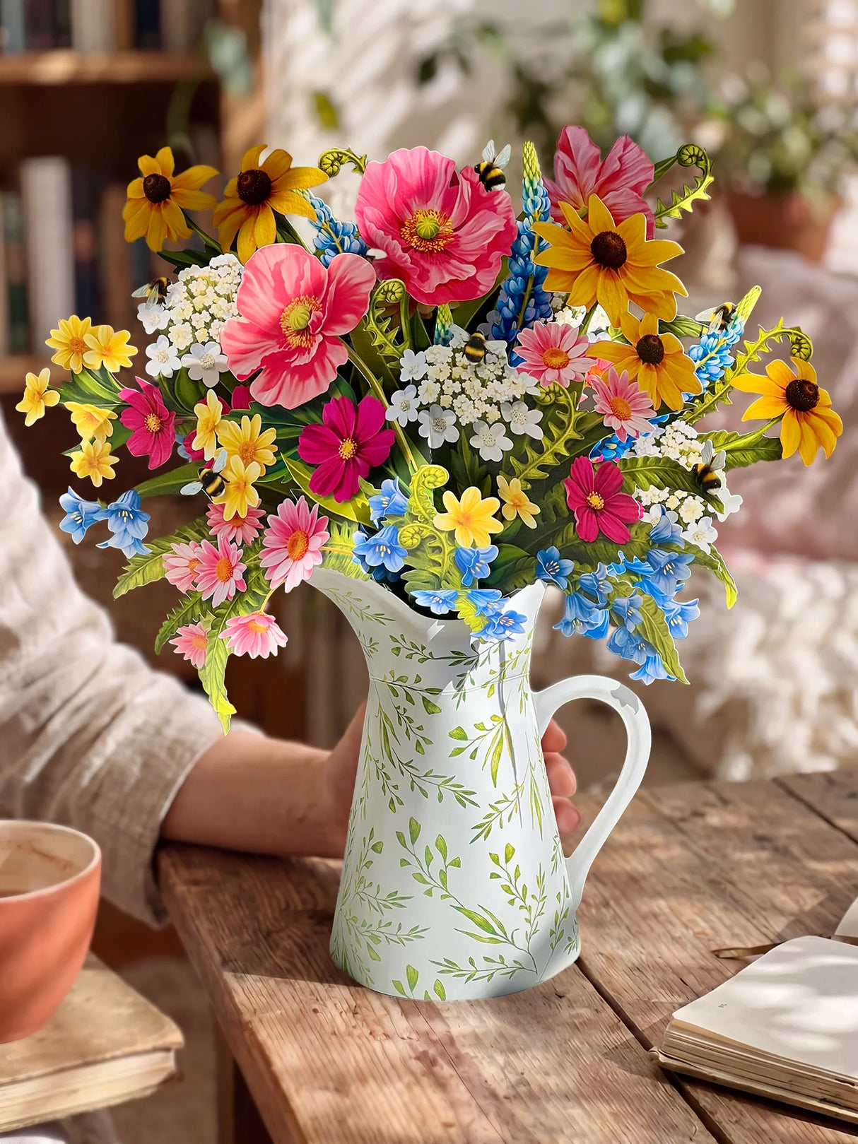 Wildflower Meadow Bouquet Pop-Up Card | FreshCut Paper
