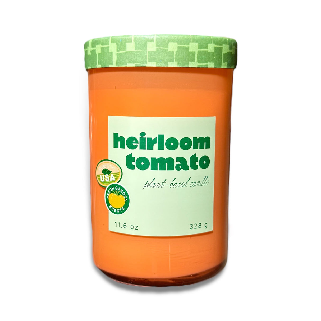 Heirloom Tomato Farmers Market Glass Candle