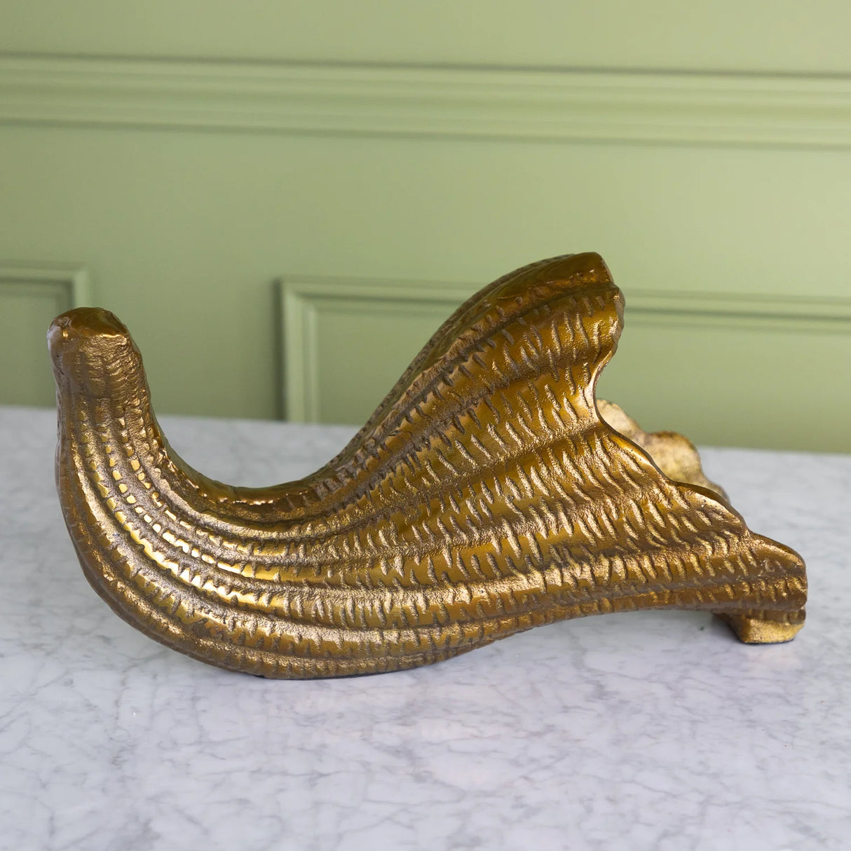 Gold Aluminum Harvest Cornucopia