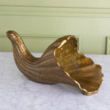 Gold Aluminum Harvest Cornucopia