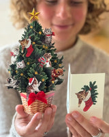 Mini Meowy Christmas Tree Pop-Up Card | FreshCut Paper