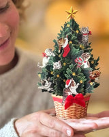 Mini Meowy Christmas Tree Pop-Up Card | FreshCut Paper