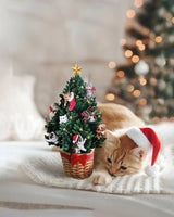 Mini Meowy Christmas Tree Pop-Up Card | FreshCut Paper
