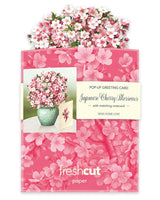 Mini Japanese Cherry Blossoms Pop-Up Card | FreshCut Paper