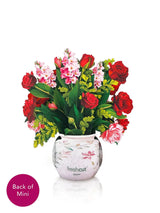 Mini Blooming Roses Pop-Up Card | FreshCut Paper