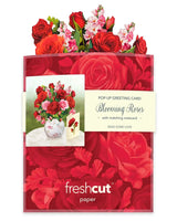 Mini Blooming Roses Pop-Up Card | FreshCut Paper