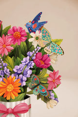 Mini Enchanted Garden Butterfly Pop-Up Card | FreshCut Paper