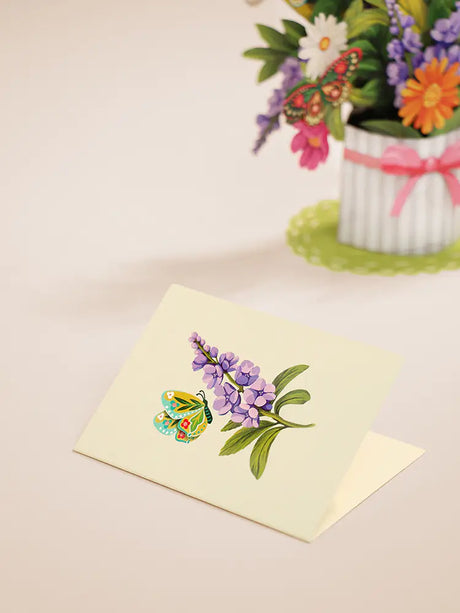 Mini Enchanted Garden Butterfly Pop-Up Card | FreshCut Paper