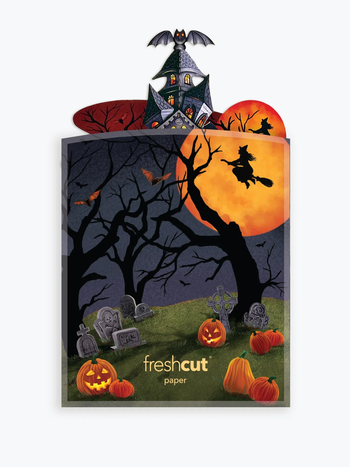 Mini Haunted House Pop-Up Card | FreshCut Paper