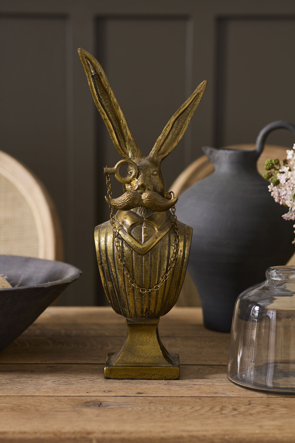 Eric the Hare Gold Aluminum Bust