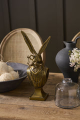 Eric the Hare Gold Aluminum Bust