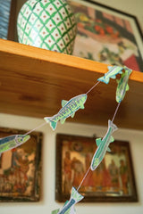 Hand-Sewn Tasty Anchovies Paper Garland | East End Press