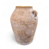 Distressed Clay Terracotta Urn with Side Handles