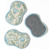 Re:Usable Blue Wildflower Sponge (Set of 3)