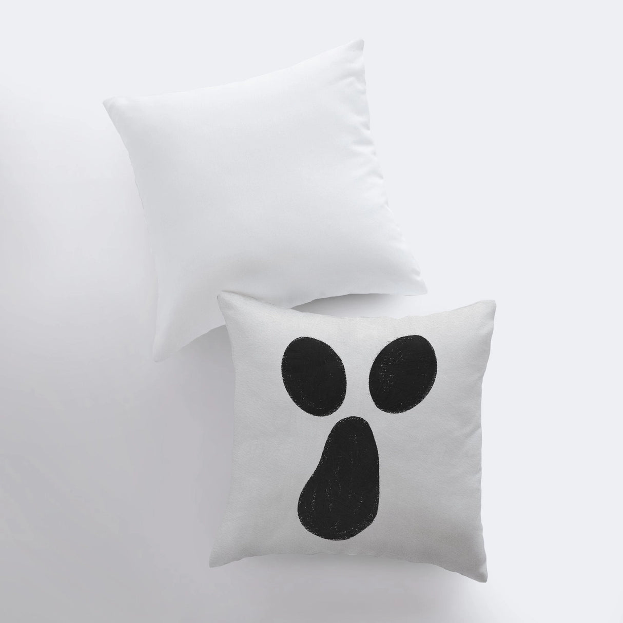 White Ghost Halloween Mini Accent Pillow