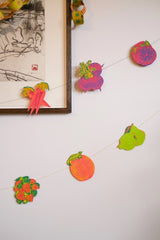 Hand-Sewn Vegetables Paper Garland | East End Press
