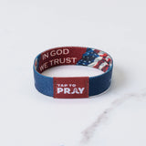 American Patriot Tap to Pray Wristband