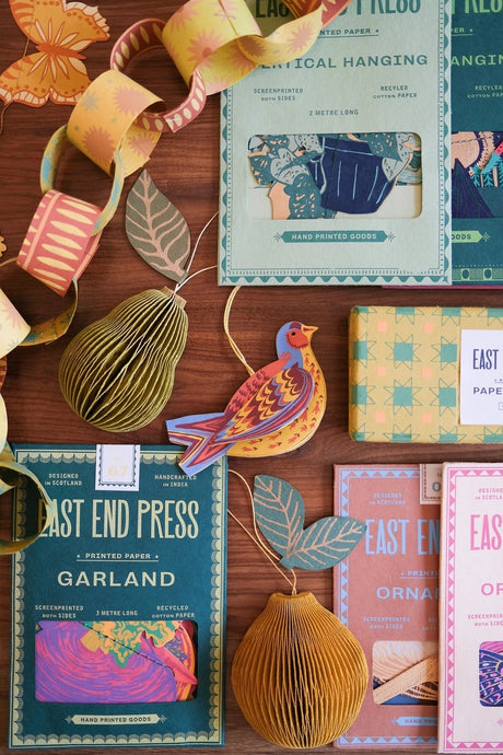 Hand-Sewn Vegetables Paper Garland | East End Press