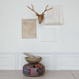 Teakwood Root Deer Head Wall Art