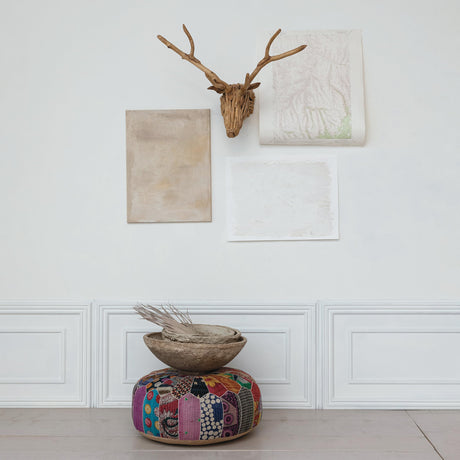 Teakwood Root Deer Head Wall Art