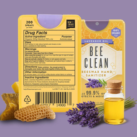 Bee Clean Beeswax Hand Sanitizer | 2 Scents