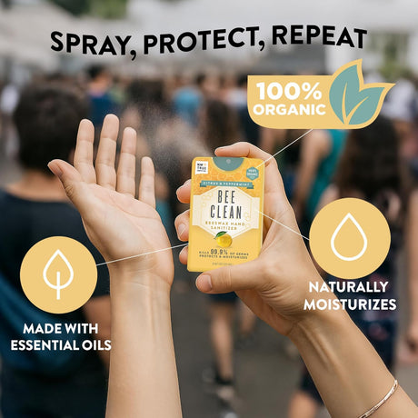 Bee Clean Beeswax Hand Sanitizer | 2 Scents