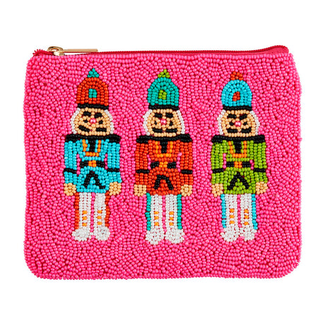 Beaded Holiday Gift Zip Pouches | 3 Styles