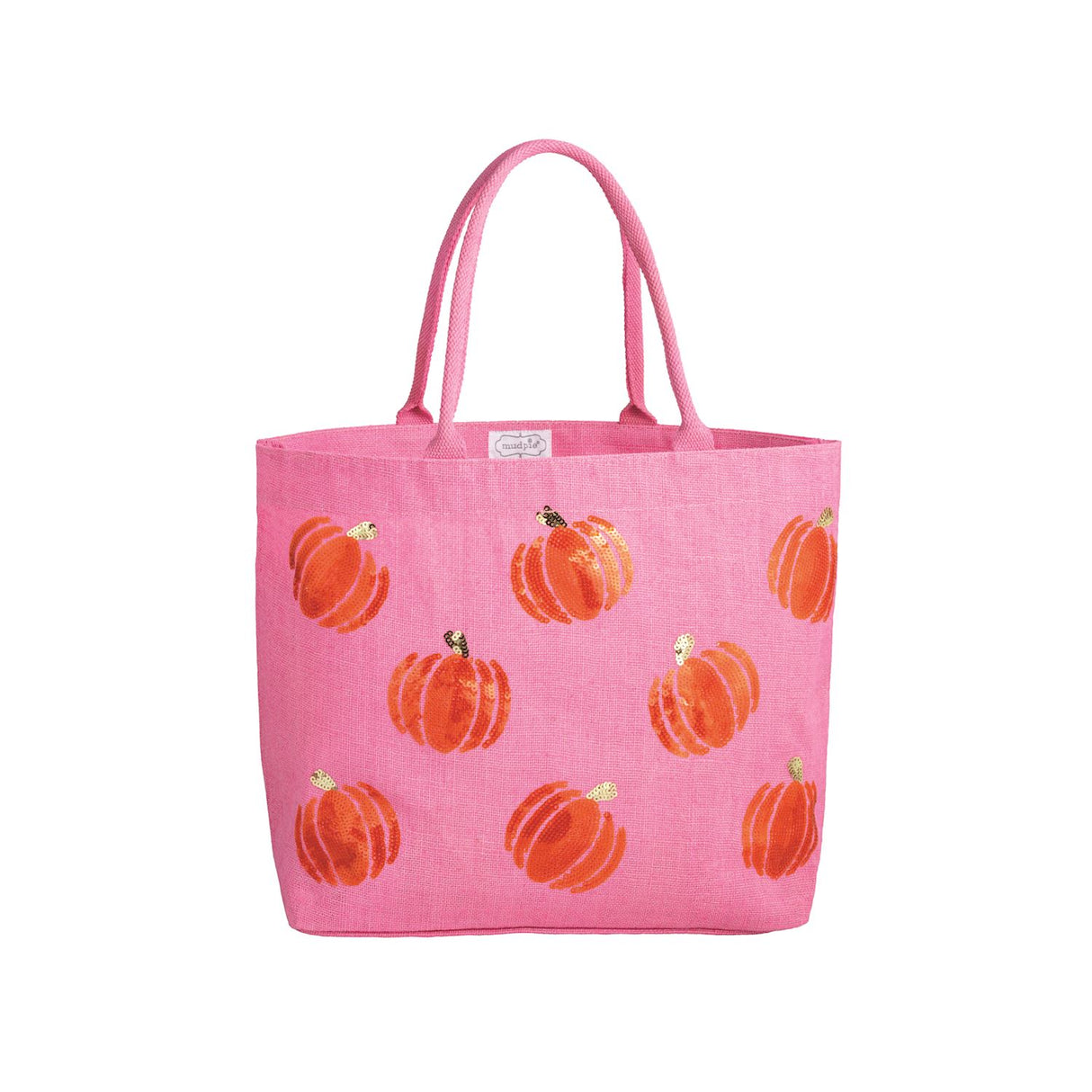 Halloween Sequin Jute Tote Bag | 2 Styles