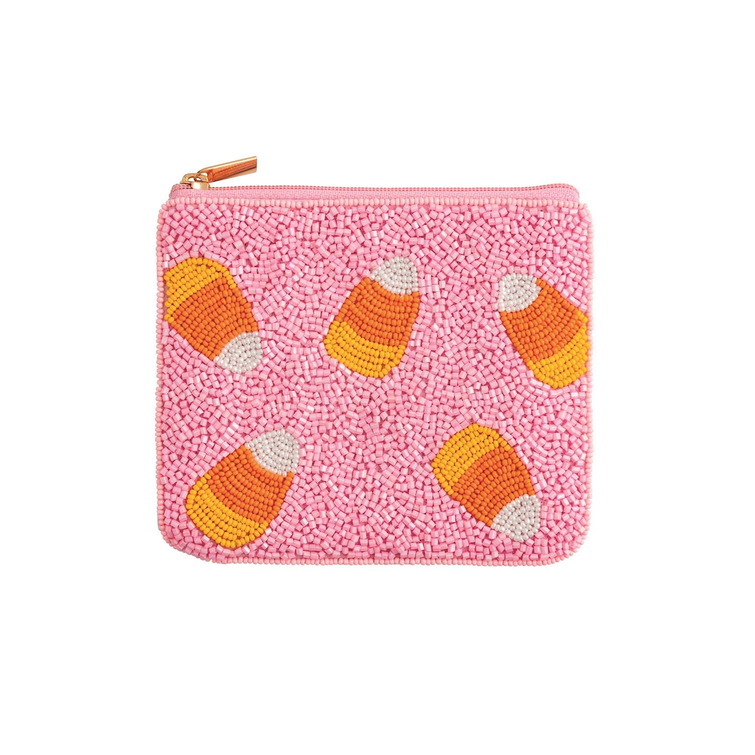 Halloween Beaded Zip Pouches