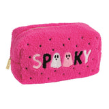 Spooky & Boo Halloween Bouclé Zipper Pouch