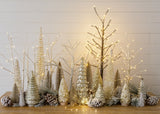 LED Birch Tree Forest Lighted Tabletop Display