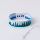 Mountains & Forests Tap to Pray Wristband