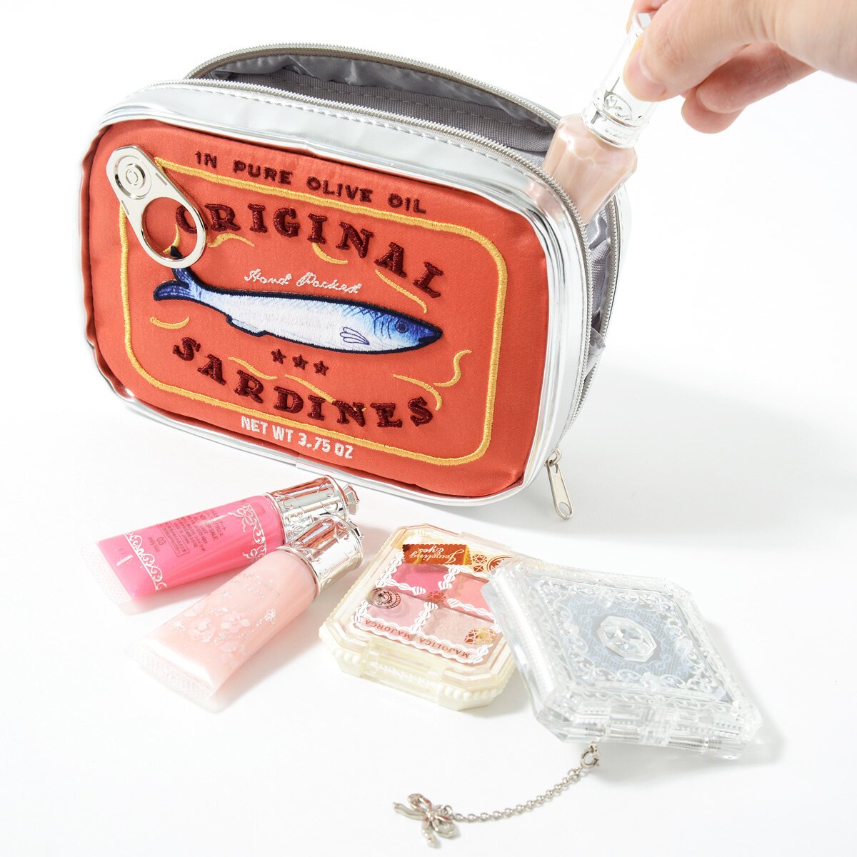 Original Sardines Tin Can Zip Pouch