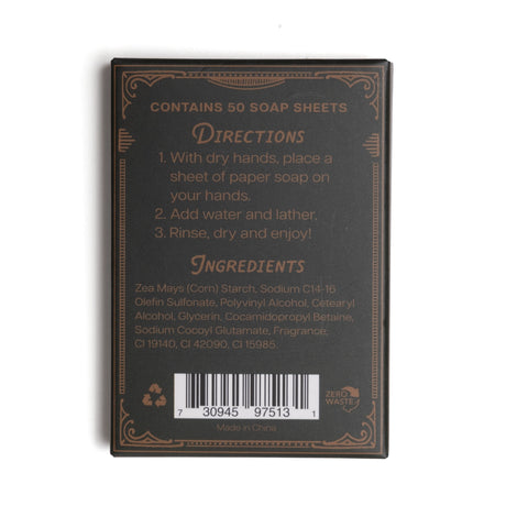 Apple Cider Paper Soap Travel Sheets