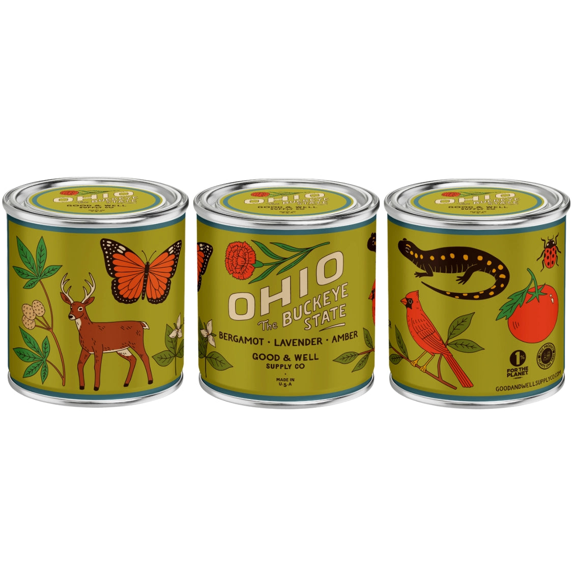 Ohio Buckeye State Candle | Good & Well Supply Co.